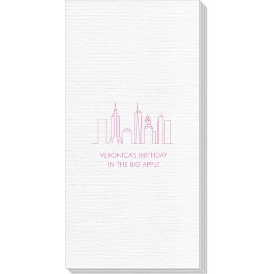 New York City Skyline Deville Guest Towels